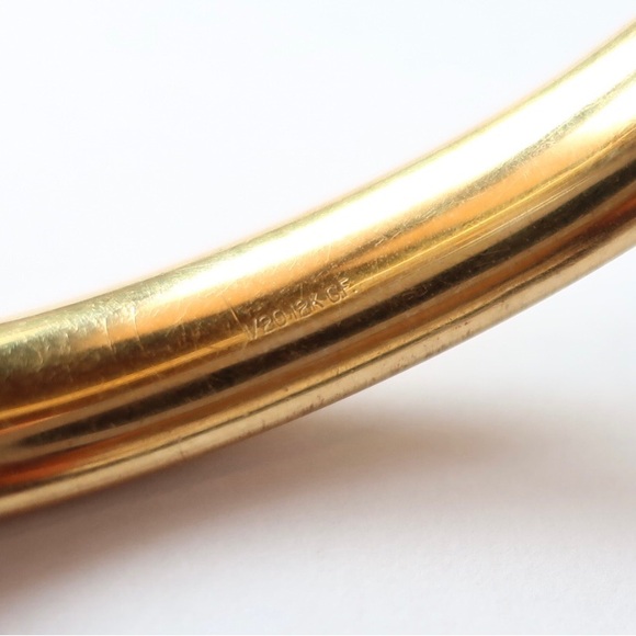 12K Gold-Filled Bangle - Picture 3 of 5